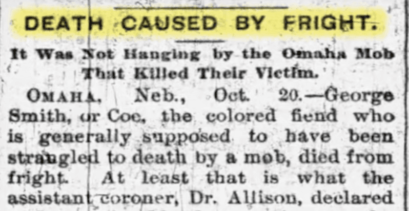 Dead before the mob finished killing him